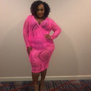 Pink dress